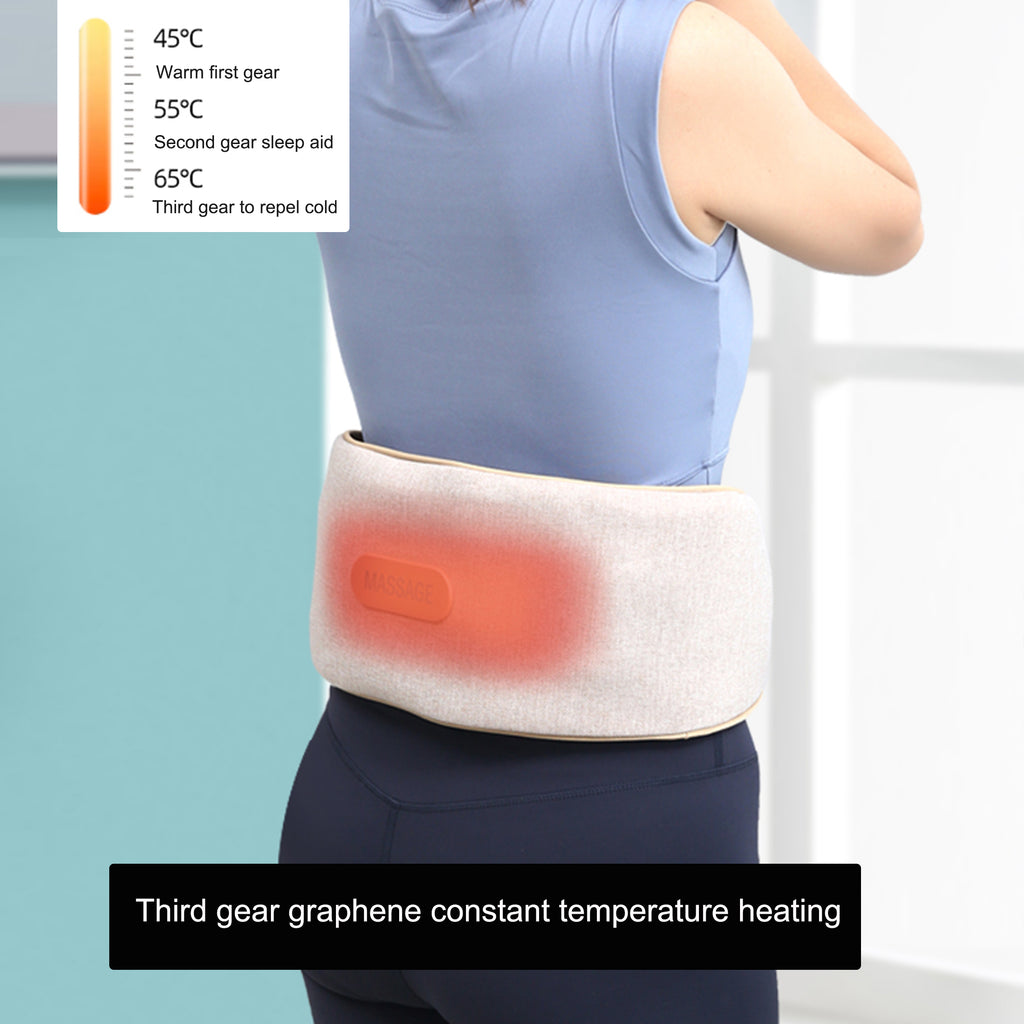 Waist Massager Hot Compress Lumbar Massager