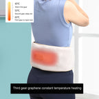 Waist Massager Hot Compress Lumbar Massager